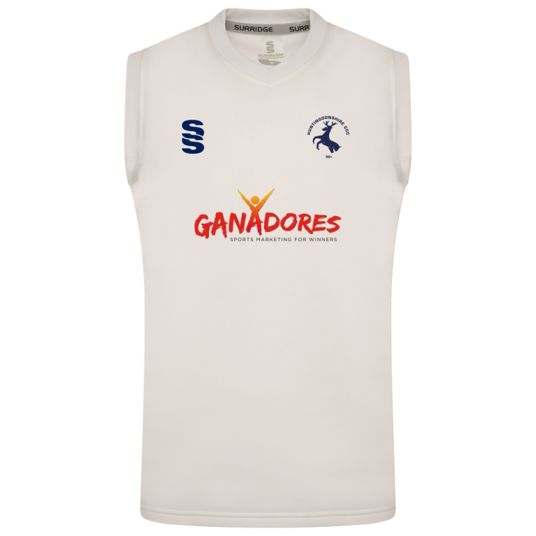 HUNTINGDONSHIRE CCC 50+ Blast Sleeveless Cricket Sweater