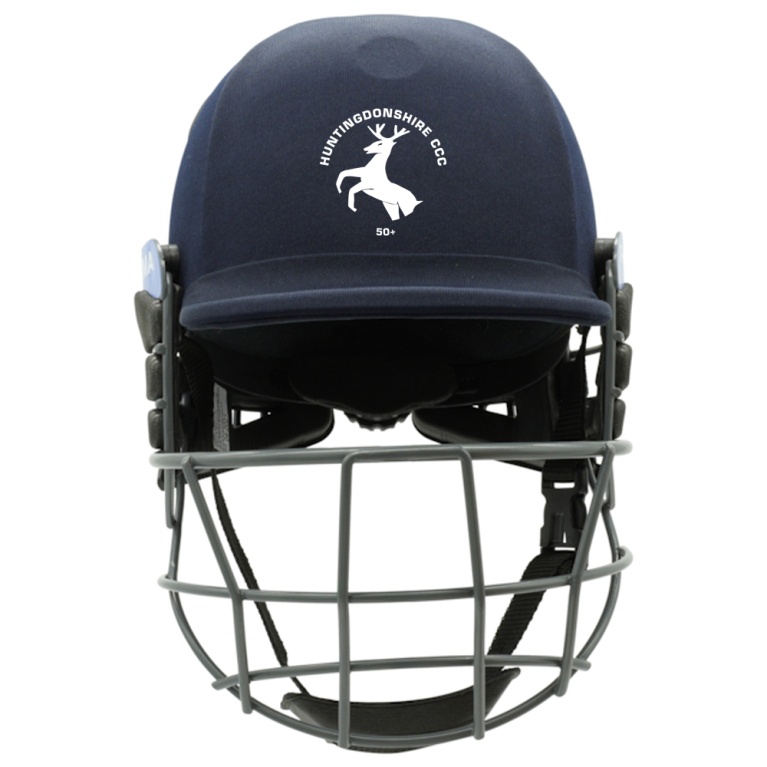 HUNTINGDONSHIRE CCC 50+ — Forma Cricket Helmet - Little Master - Steel Grill - Navy